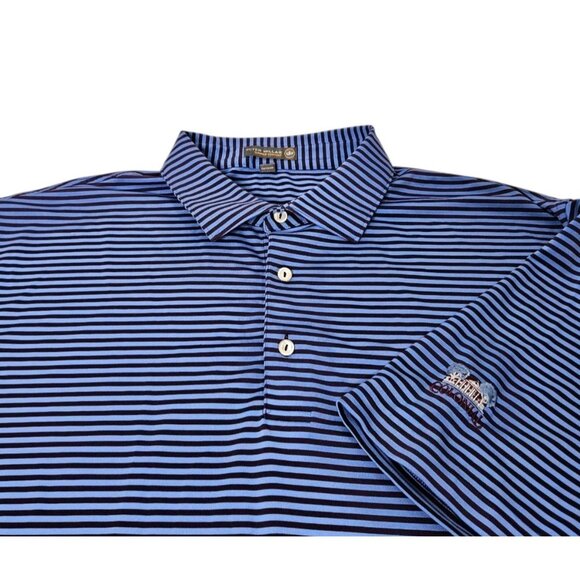 Peter Millar Summer Comfort Colonial Country Club Polo Shirt Men’s XL Striped - Picture 1 of 9